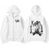 Korn толстовки на молнии рок-группа WORLD TOUR толстовки в стиле хип-хоп уличная куртка на молнии для мужчин и женщин флисовая одежда с длинным рукавом Y2K