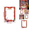 Christmas Party Photo Booth Props With Paper Frame For Adults And Kids Festive Decor