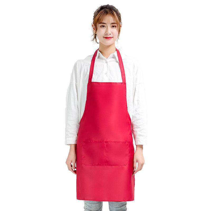 Индивидуальные фартуки цвета персиковой кожи: Современные однотонные цвета с персонализированными логотипами — идеально подходят для подарков и рекламы.