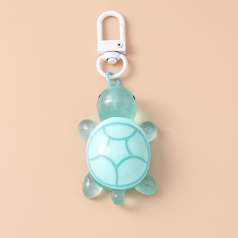 Cute Resin Simulated Tortoise Keychain Cartoon Animal Key Ring Pendant for Women Girl Handbag Decor DIY Kid's Jewelry Gift