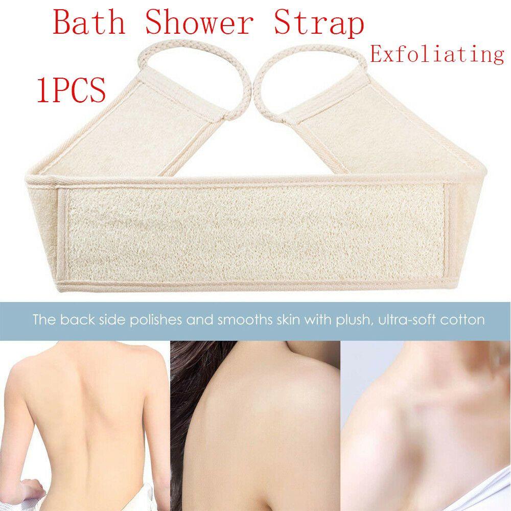 Bathing Accessories Soft Loofah Deep Clean Back Scrubber Bath Strap Shower Brush Massage Brush