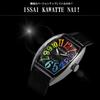 Часы Frank Miura Analog Unit 6 Magnum Leather Strap Rainbow Black [Frank Miura] FM06K-CRB Мужские