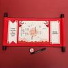 Luxury Handwritten Chinese Wedding Engagement Book