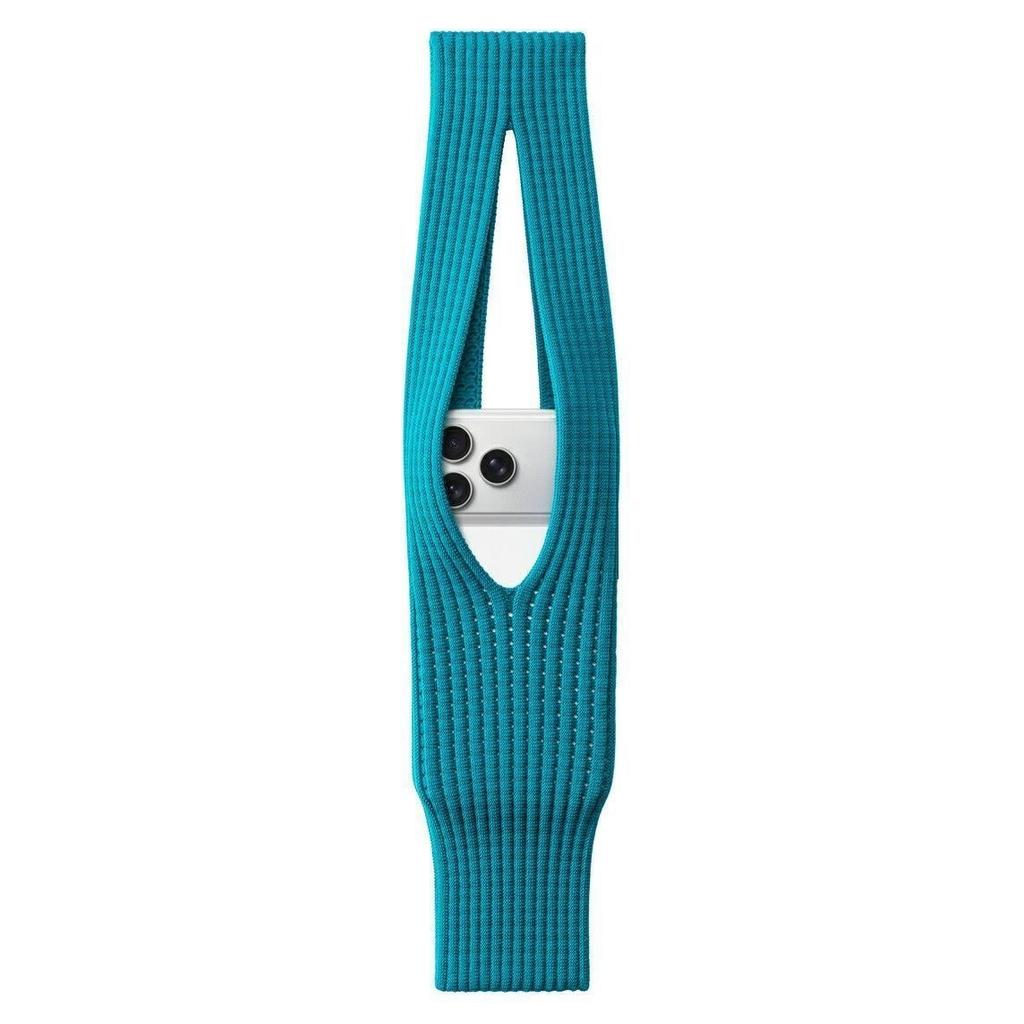 Подходит для вязаной сумки Новый стиль Плиссированная вязаная сумка Защита от потери Эстетичная вязаная сумка для мобильного телефона Iphonepocket