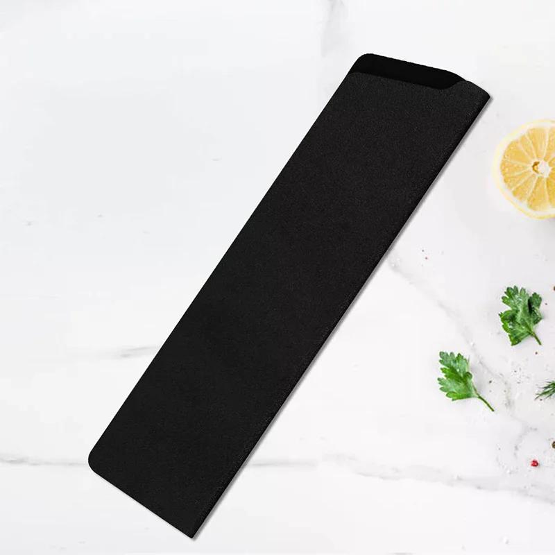 Черный Пластиковый Защитный Чехол для Лезвия Кухонного Ножа Для Ножей от 3.5 до 10 Дюймов Экологически Чистый Материал Новый Высокое Качество Практичный