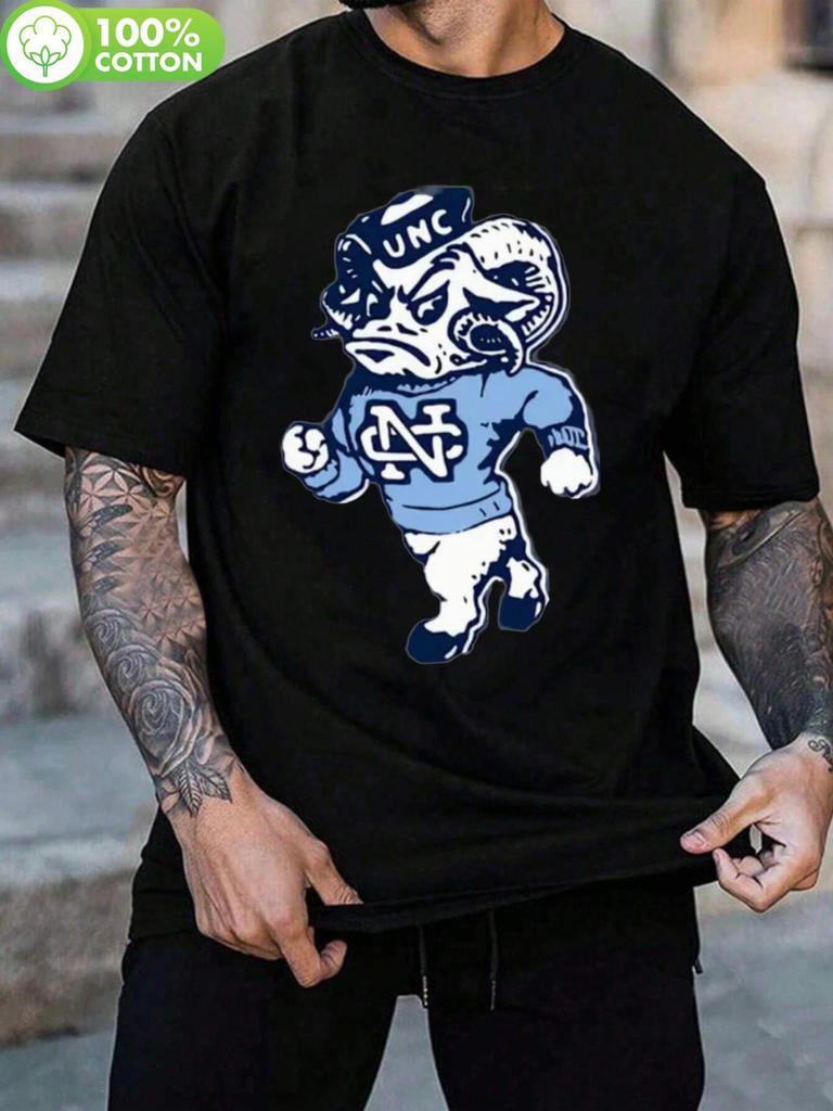 Retro College Sports T-shirt 100% Cotton Crew Neck