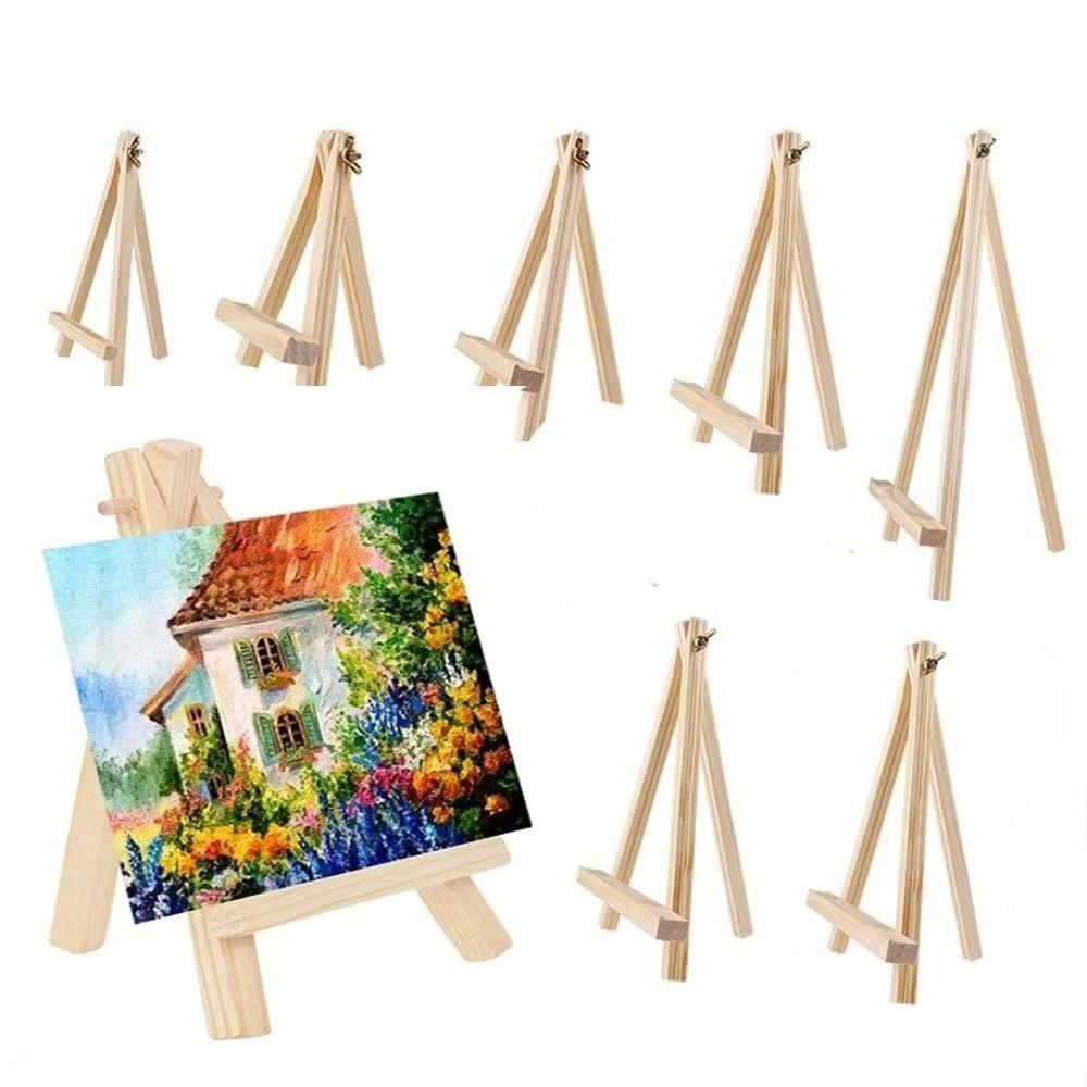 Small Size Wood Drawing Easel Triangle Shape Painting Display Holder New Tabletop Easel Sketch