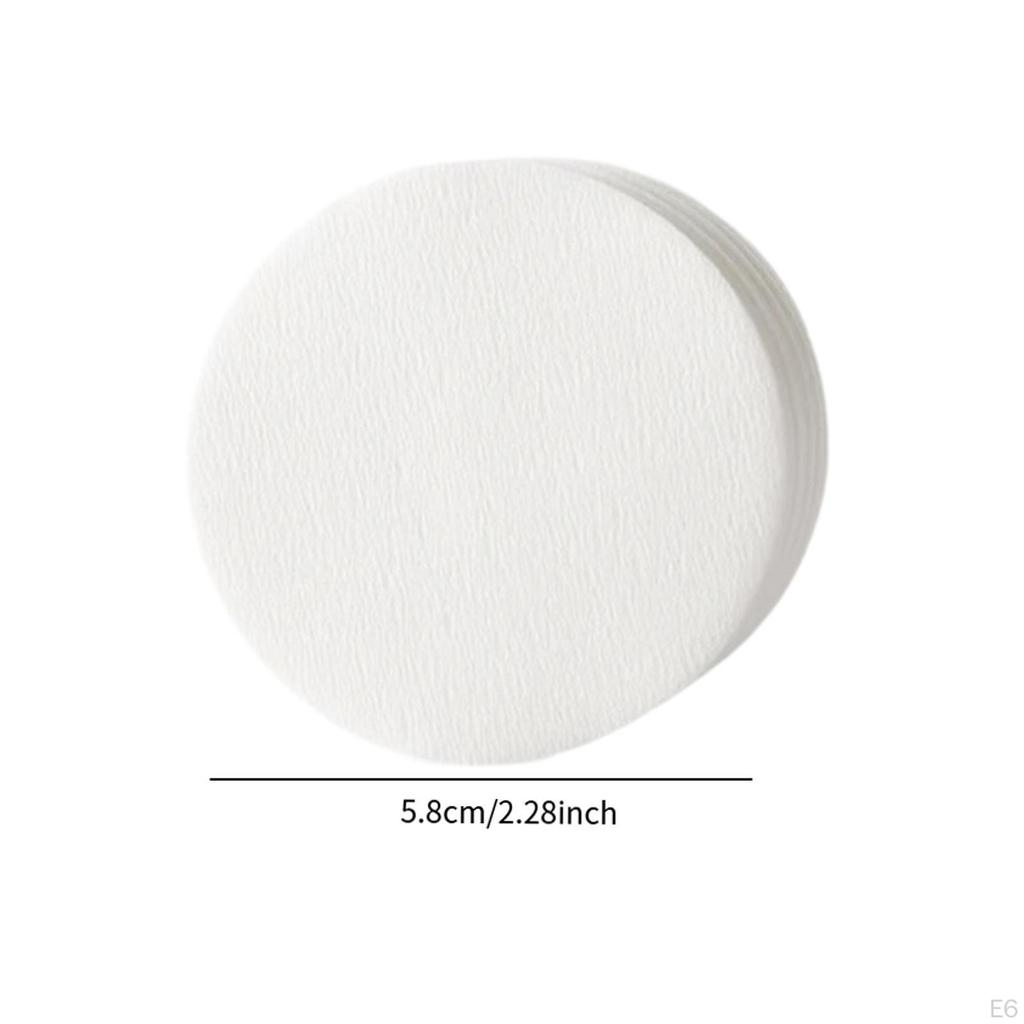 100 штук Бумажные кофейные фильтры, Круглые микрофильтры для чая и