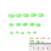 100X Glow Beads Rigs Making Soft Luminous Fishing Bead Oval Shaped 5Mm/8Mm/10Mm