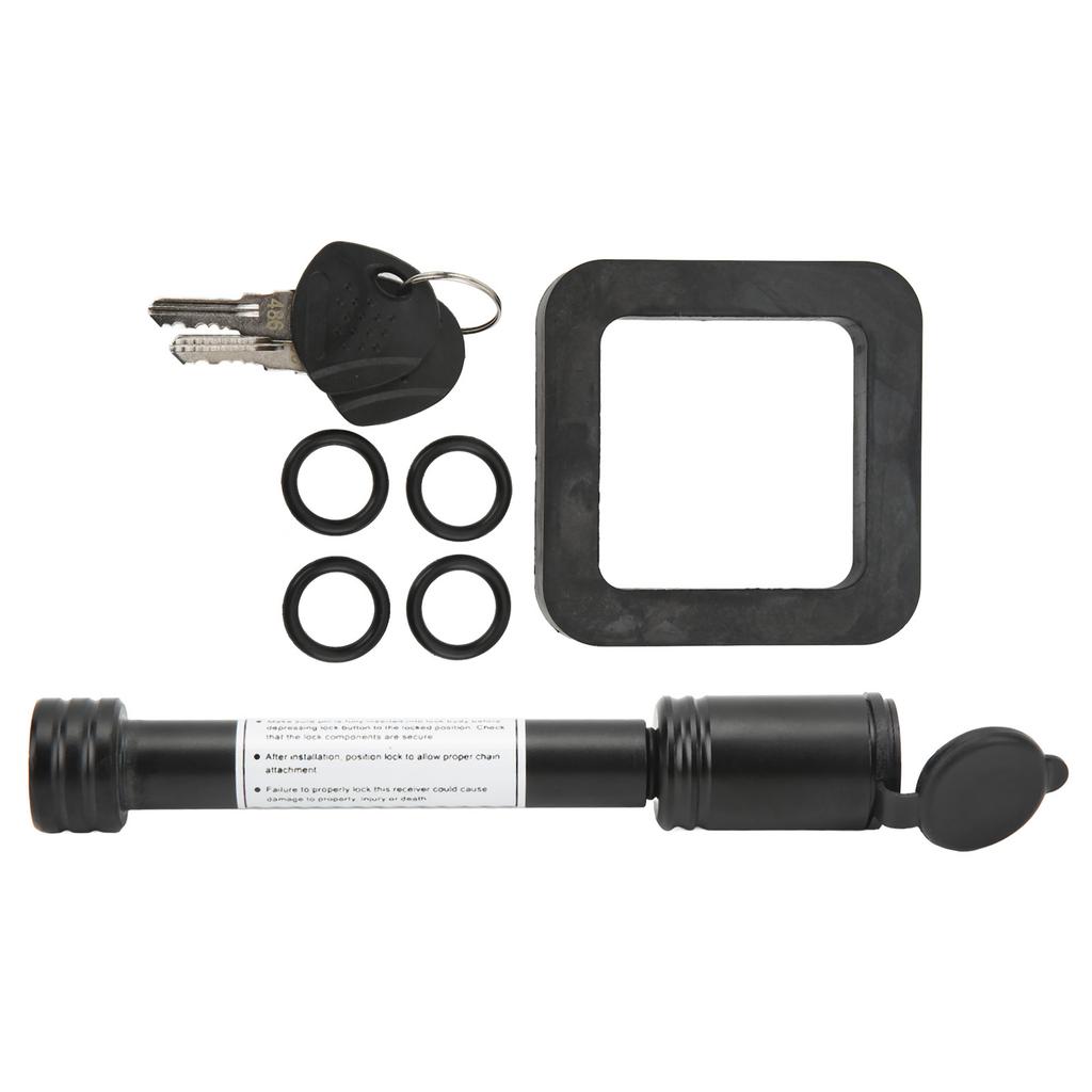 Стопорный палец приемника фаркопа 5/8 дюйма с 2-дюймовой шумоподавляющей накладкой, трубчатые ключи, уплотнительные кольца для автомобиля, грузовика, фаркопа, шара, багажника