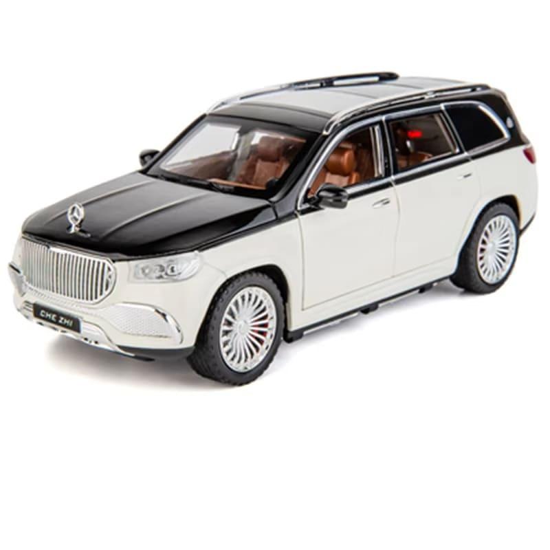 1:24 Maybach GLS600 Alloy Luxury Car Model Simulation Литая металлическая игрушечная машинка Модель автомобиля Звук и свет Детская игрушка Мальчик Подарочная коллекция Украшения