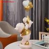 LMHBJY Creative and Violent Bear Porch Decorations Modern Cartoon Living Room Home Desktop Parent-child Bear Resin Craftsmanship