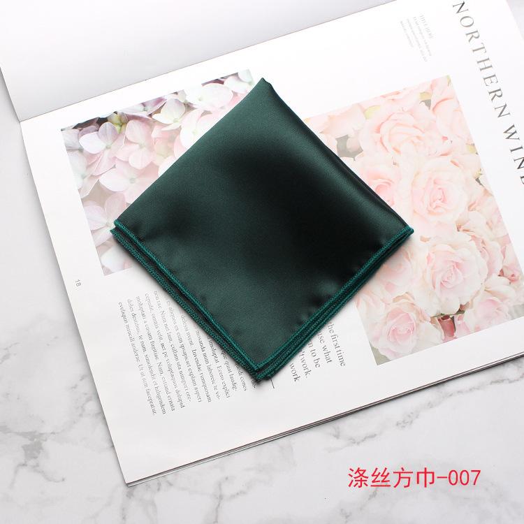 Полотенце для кармана мужского костюма в британском стиле, однотонное, глянцевое, для делового банкетного платья, квадратное полотенце, карманное полотенце