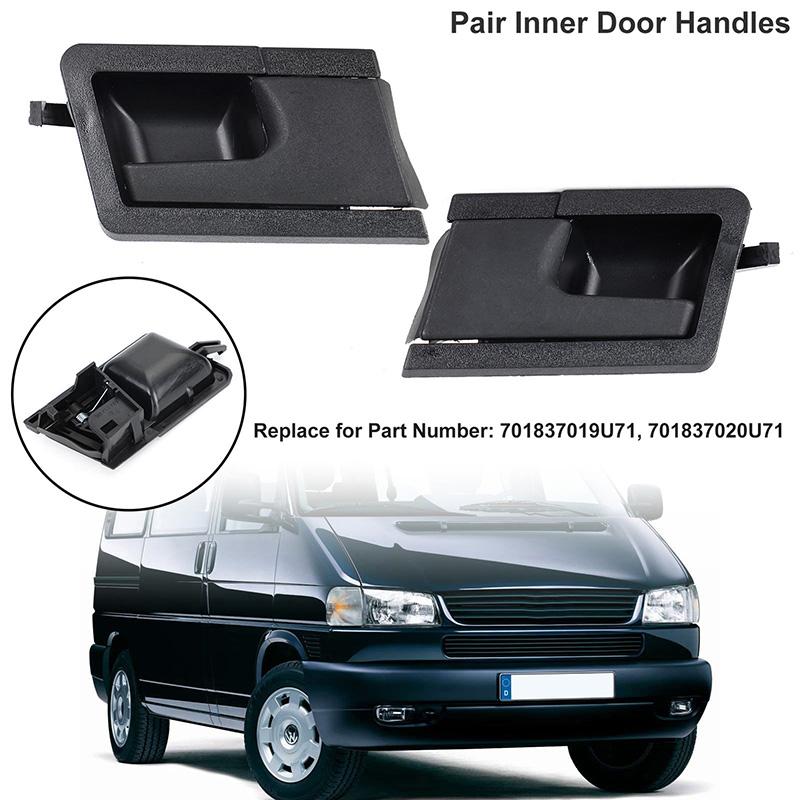 POSSBAY 1 пара внутренних дверных ручек ( Вправо+Влево) Для VW T4 Transporter 1990-2002 гг.