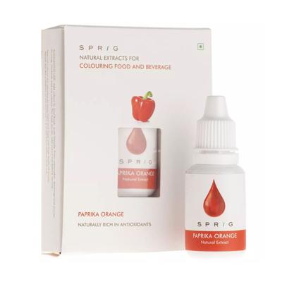 Натуральный пищевой краситель: красно-оранжевый (15 мл), Paprika Orange Natural Colour Extract,