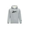 Reebok Однотонный логотип с капюшоном унисекс толстовки серые 23RMF305UGG4