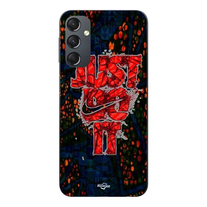 Coque Pour Samsung galaxy A24 Nike just do it rouge Maniacase