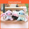 Rainbow Animals Cartoon Plush Keyring Doll For Bag Decoration Use Daily