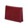 Hermes Calvi Duo Compact Palladium Press Button Closure Mysore Goat Leather Card Holder Women card holder Rouge-H H082977CK55