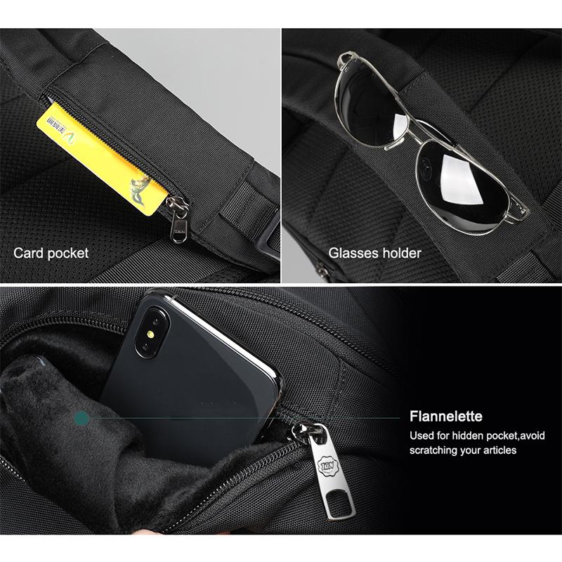 Tigernu, новый противообрастающий модный 15,6-дюймовый рюкзак для ноутбука, мужской водонепроницаемый материал с USB-портом для зарядки 4,0 А, дорожная сумка, повседневная сумка