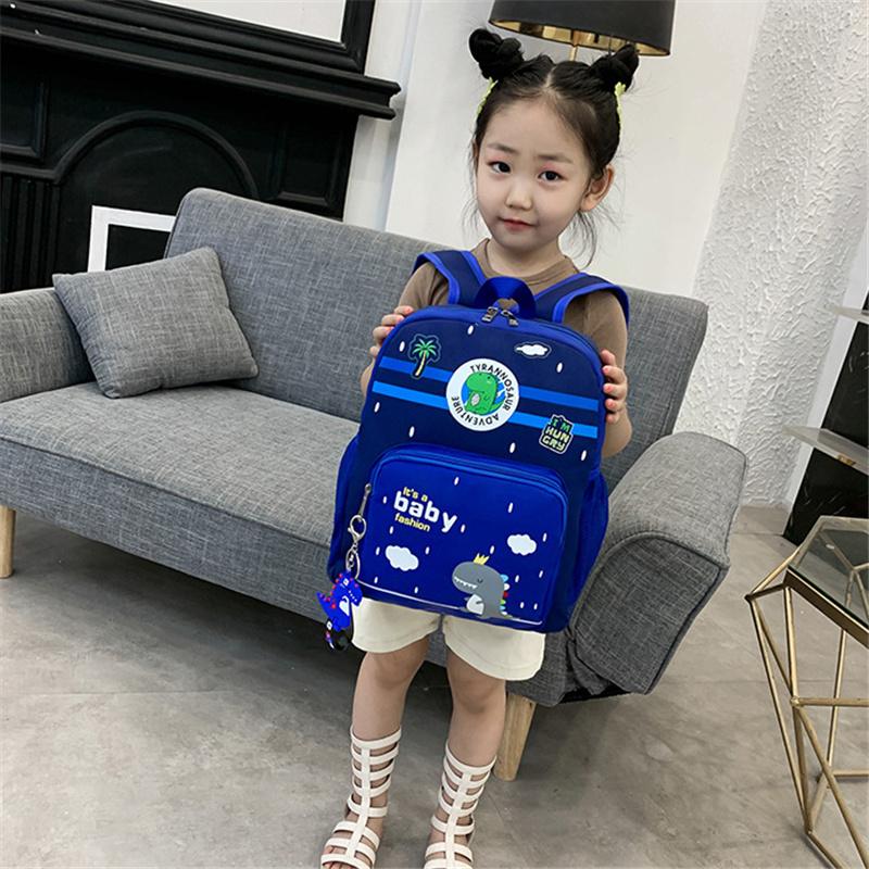 Мультфильм динозавр дети защита позвоночника легкий школьный ранец детский сад мальчики девочки милый рюкзак большая вместительная сумка