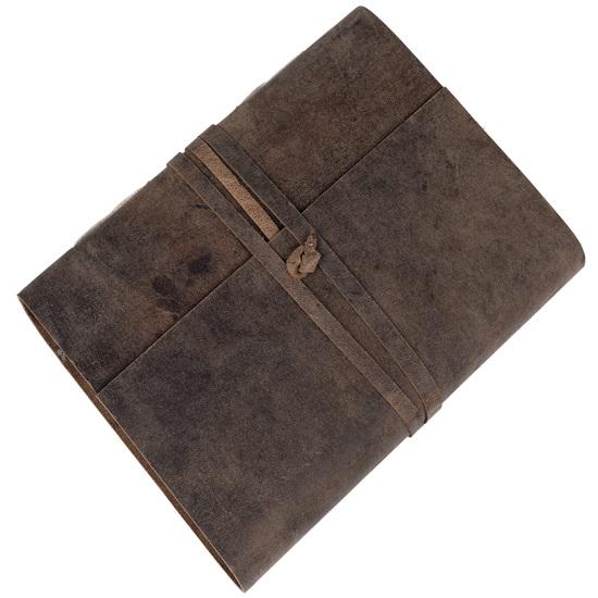 Кожаный ежедневник, блокнот ручной работы в кожаном переплете для мужчин и женщин 20,32 x 15,24 см, подарок для любого