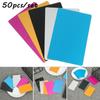 50 Pcs/Set New Aluminum Laser Engraving Smooth Blank Business Card Metal Carte Name Cards