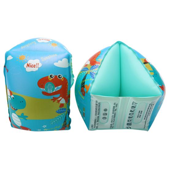 1 Pair Toddler Swim Arm Floaties Bright Color Comfortable Fit Cartoon Print Inflatable