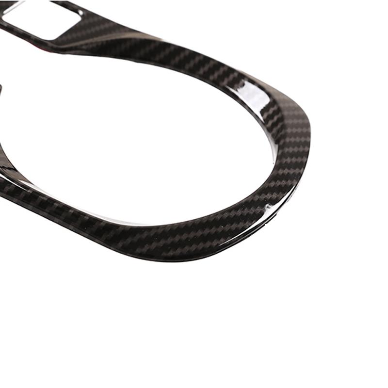 ABS хром углеродного волокна автомобильный держатель чашки воды отделка наклейка рамка крышка украшения авто аксессуары для интерьера для BMW G20