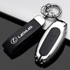 Car Metal Key Chain Fine Leather Emblem Key Ring For Lexus F SPORT IS250 IS200 CT200h GS300 LS430 RX450h LX570 IS300 Accessories
