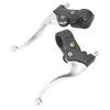 2pcs Brake Handle Lever 22mm Left Right Aluminium Alloy for 47cc 49cc Mini Pocket Dirt Bike ATV