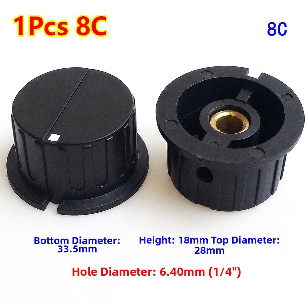 1Pcs ABS Plastic Potentiometer Knob Volume Adjustment Knob for Instrument Control Panel