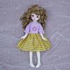 Retro 30cm Doll Clothes Cute Dress Pajamas Trendy Girl Toy Gift  (Only Sell clothes)