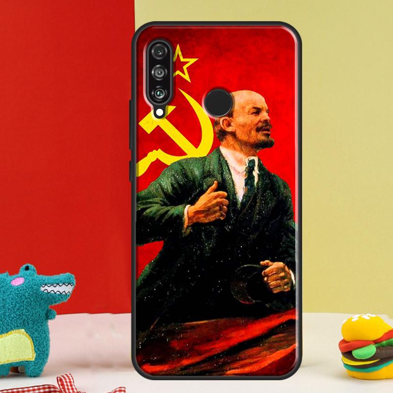 Флаг Советского Союза Ленина Для Huawei Nova 9 10 SE 12i 12s 11i 5T Y91 Y90 Y60 Y70 Y72 Y61 P60 Pro P20 P30 P40 Lite Чехол