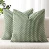 Cozy Bedroom Bedside Cushion Covers Bohemian Cover Soft Pillow Corduroy Throw Solid Color Decorative Case