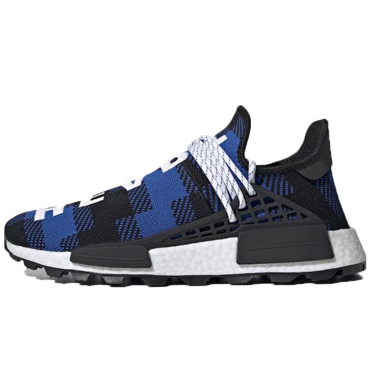 adidas NMD Human Race Trail 'Blue Plaid' (Unisex) Power Blue / Core Black / Cloud White Casual Shoes EF7387