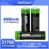 Liitokala 3.7V VC-2140 4000mAh 21700 Высокоемкий перезаряжаемый литиевый аккумулятор для фонарика