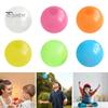 6/12Pcs Luminous Sticky Ball Glow-in-the-dark Wall Ceiling Sticky Ball TPR Anxiety Relief Stress Ball Fidget Toy Kids Teens Adults Stocking Stuffer