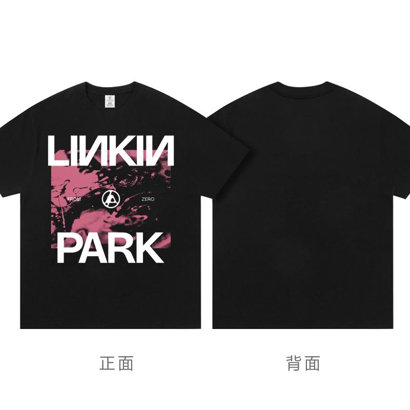 Linkin Park From Zero New Album Tour Peripheral Rock T-shirt Short Sleeve Clothing Fashion T-shirts for Men and Women