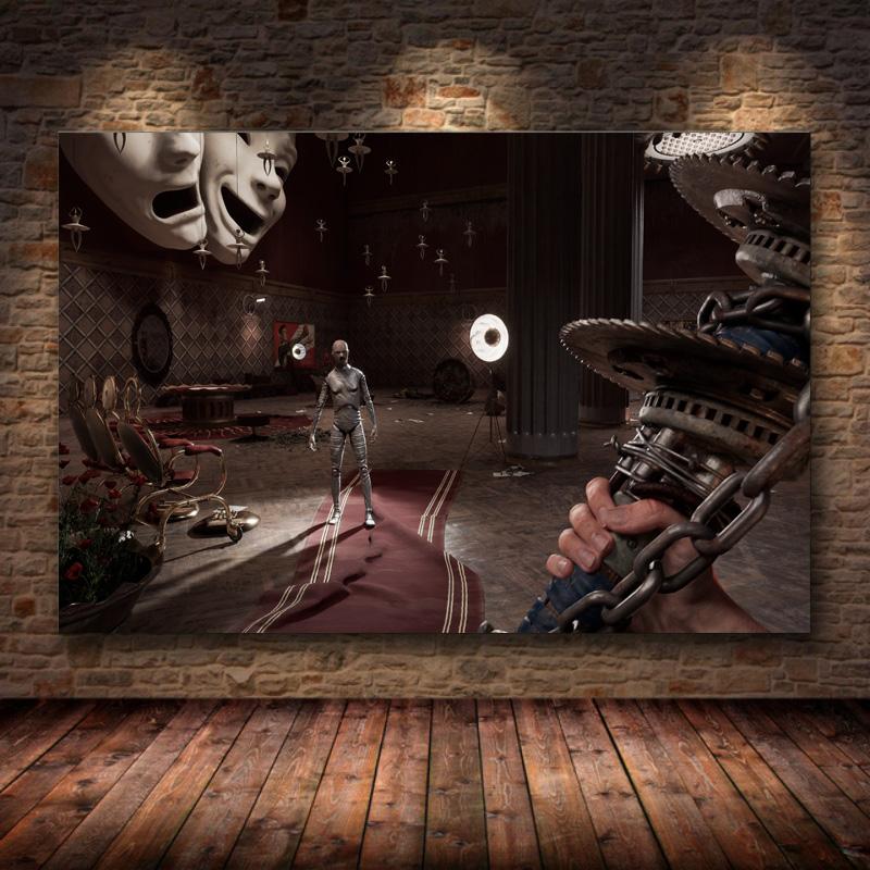 Atomic Heart Poster Print Canvas Painting Room Decoration Video Game Decor Painting Bedroom Game Room Decoration Wall Decor