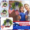 Independence Day Wreath Decorations Family Festival Decoration Props Shopping Mall Window Decoration Wreath