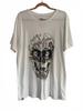 Dedicated Skull Graphic T-Shirt White Short Sleeve Tee Mens XL Streetwear Gothic