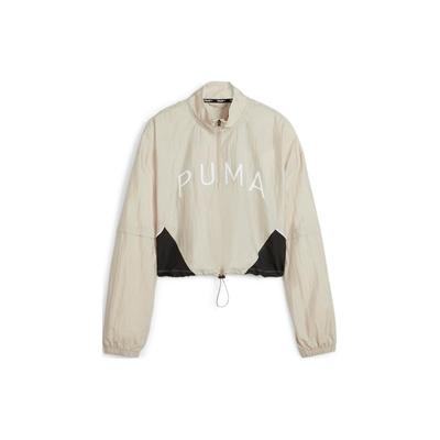 Повседневная свободная куртка с воротником-стойкой и буквенным принтом Женская куртка Бежевый 525493-90