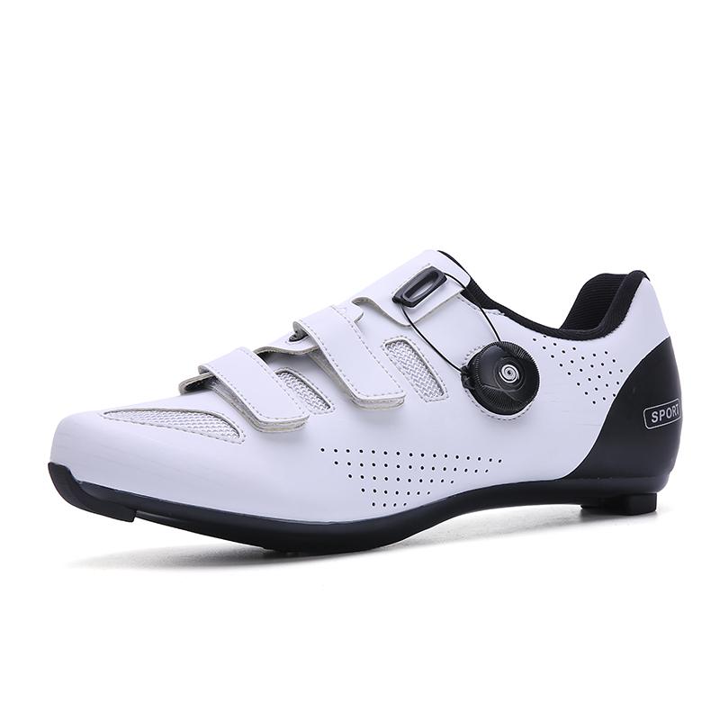 Новые шоссейные велосипедные ботинки мужские велосипедные кроссовки MTB тренировочные шипы для мотокросса скоростные плоские унисекс спортивные гоночные женские педальные туфли Spd