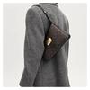 COACH shoulder bag Eliza 25 classic presbyopic non-detachable strap buckle hand-held artificial leather medium size women's brown and black