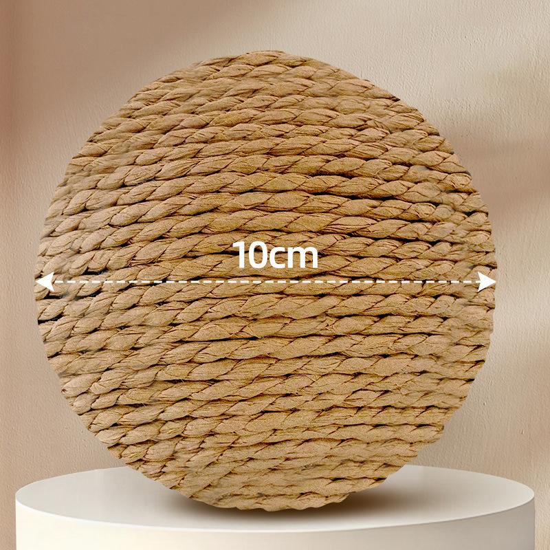 Interactive Ball in Sisal for Cat, Toy for Kitten, Teeth Cleaning, Anti-bite, 10 Cm, Super Large Sound Ball for Cat, Pet Accessories