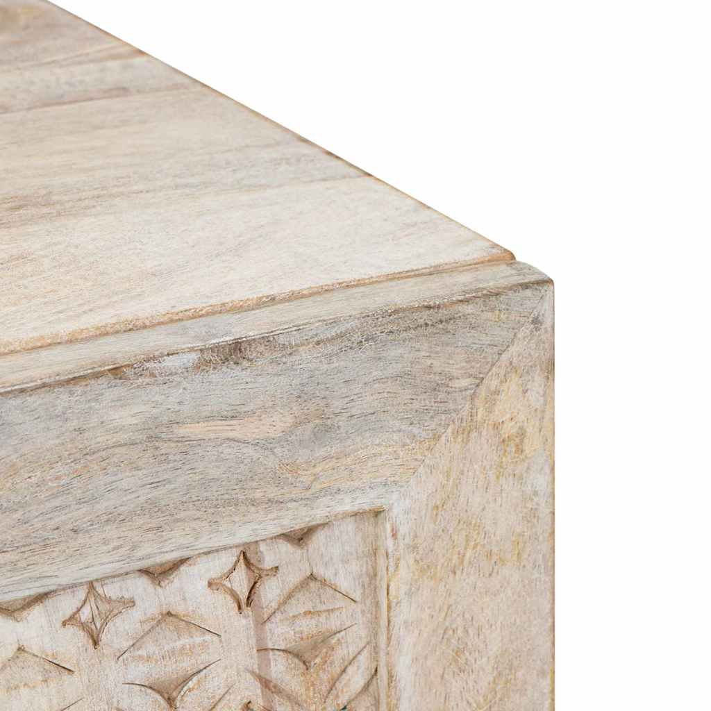 White TV Unit with Shelf 80 x 33 x 46 cm Engineered Wood