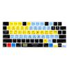 WYGCH Shortcut Serata Keyboard Cover Skin for MacBook Air M2 A2681 A2941 M4 A3240 Pro A2442 Pro Silicone Keyboard Protector 13.6" 15.3"