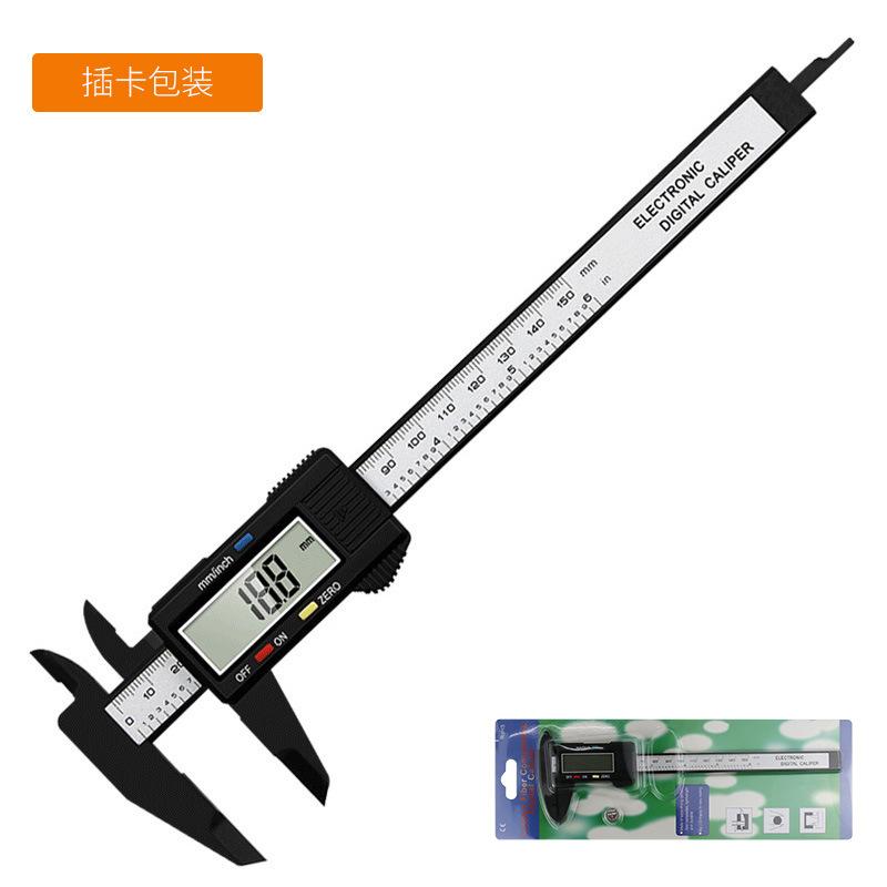 0-150mm Electronic Digital Caliper Carbon Fiber Dial Vernier Caliper Gauge Micrometer Measuring Tool Digital Ruler Tools