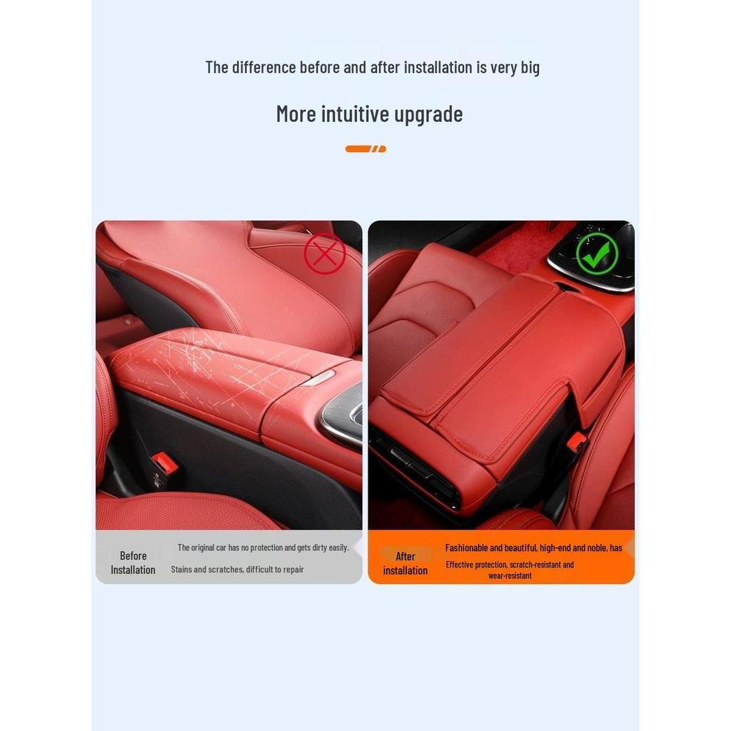 Чехол на крышку подлокотника Xiaomi SU7 - Декор салона автомобиля и Защитная накладка